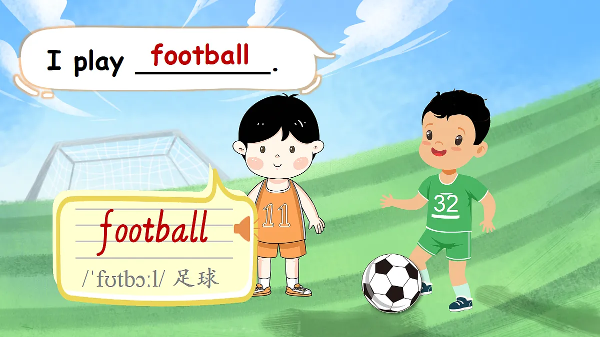 第1课时 I like sports第7页