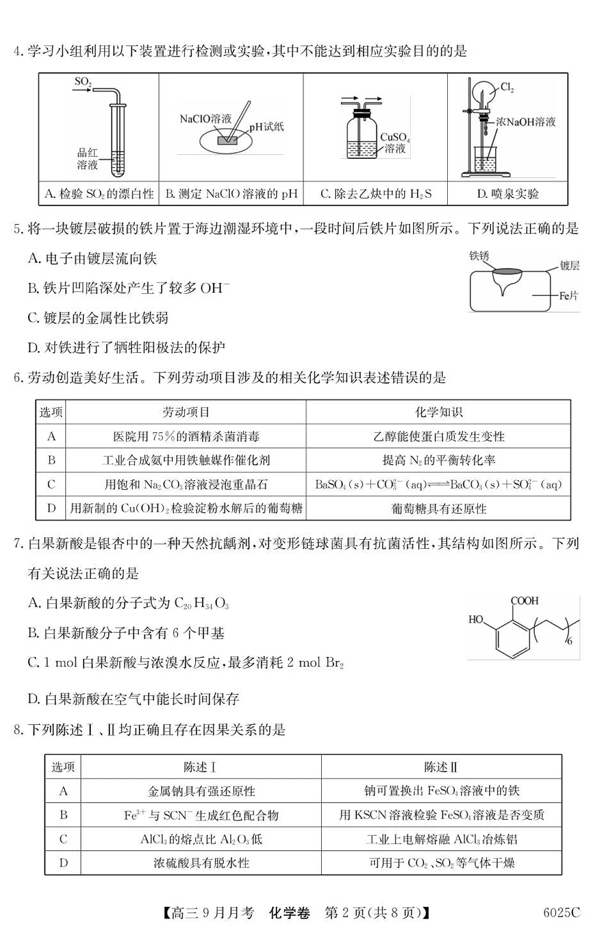 6025C 化学（8页）第2页