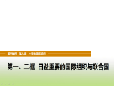 统编版高中思想政治选择性必修1第四单元国际组织第八课第一、二框日益重要的国际组织与联合国课件