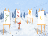 3.《雪地里的小画家》-课件  2025-2026学年小学语文一年级上册 统编版