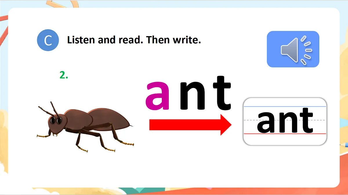 oxford phonics（自然拼读） world 2 Unit 1《a am an》 lesson 1课件第8页
