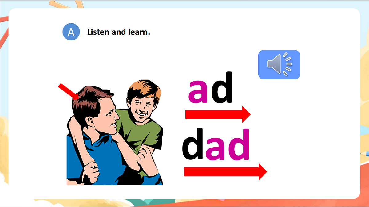 oxford phonics（自然拼读） world 2 Unit 2《ad ag ap at》 lesson 1课件第2页