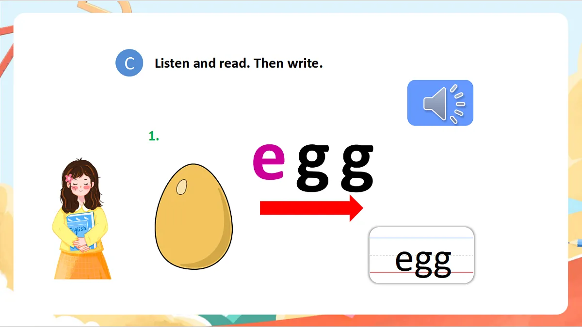 oxford phonics（自然拼读） world 2 Unit 3 《e et en ed》lesson 1课件第7页