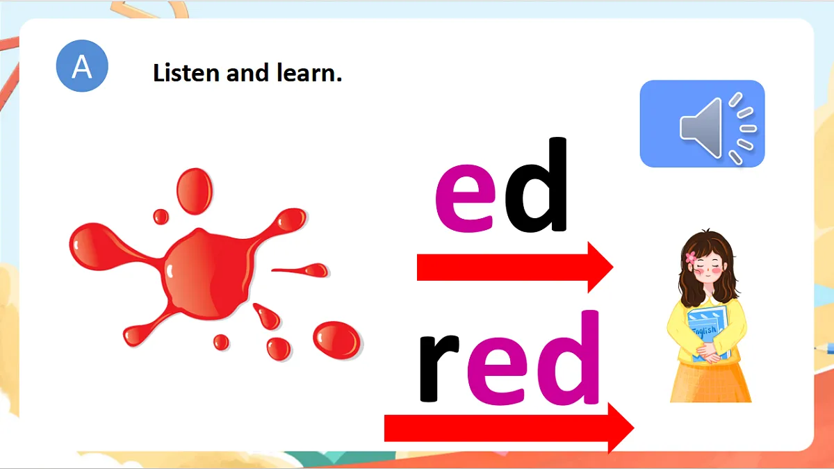 oxford phonics（自然拼读） world 2 Unit 3e et en ed Lesson 2 课件第3页
