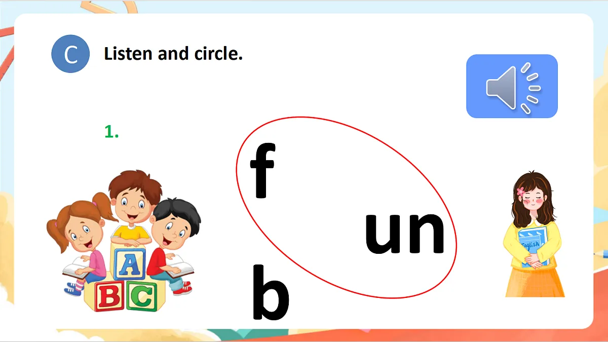 oxford phonics（自然拼读） world 2 Unit 8《ut ub um un》 Lesson 2 课件第7页
