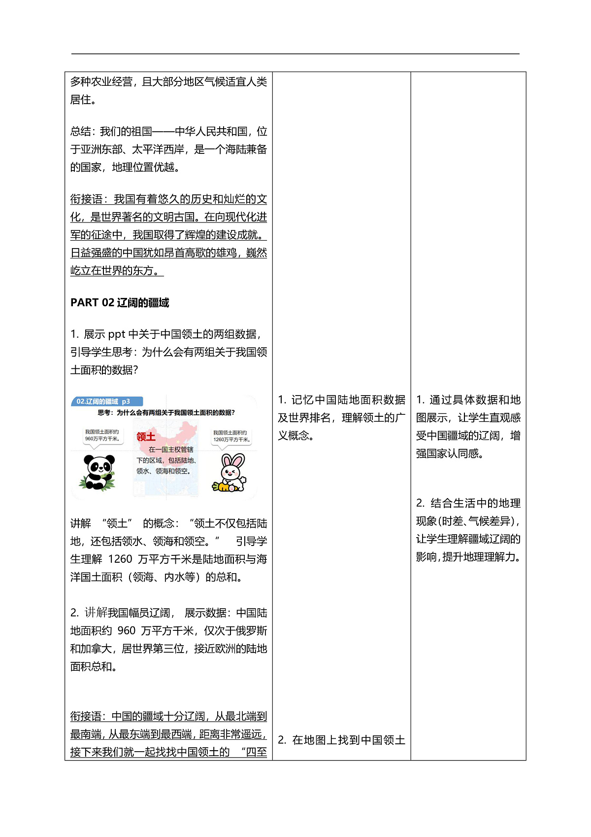 1.1 中国的疆域（教学设计）第3页