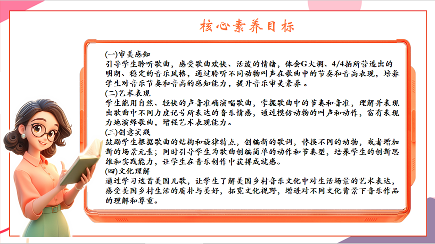 【新教材】花城版音乐二年级上册-《唐老伯有个小农场》-课件第3页