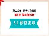新人教部编版初中道法八上2-5-2《预防犯罪》课件