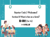 【新课标新教材】人教版英语七上Starter Unit 3 Welcome!第3课时（Section B 1a-1e）教学课件+素材