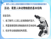 2.2.1.2  观察动植物细胞  课件  2025-2026学年北师大版生物七年级上册