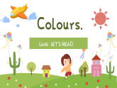 外研版新交际英语一上U6 Colours Let's read精品课件