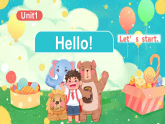 外研版新交际英语预备一上U1 Hello！Let's start精品课件