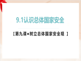 新人教部编版初中道法八上4-9-1《认识总体国家安全观)》课件