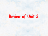 人教PEP五年级英语上册课件Unit 2《Review of Unit 2》