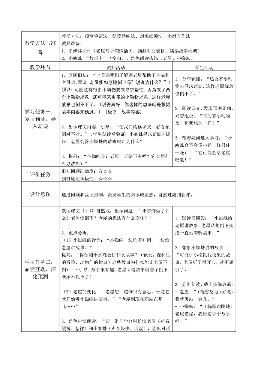 总也倒不了的老屋 第2课时（教学设计）第2页