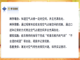 【教学评一体化】大象版三上科学  2.1《空气占据空间》课件+教学设计表格式+单元整体教案