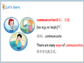 Unit 7 Ways of communication  Lesson 1课件 鲁科版四年级英语上册