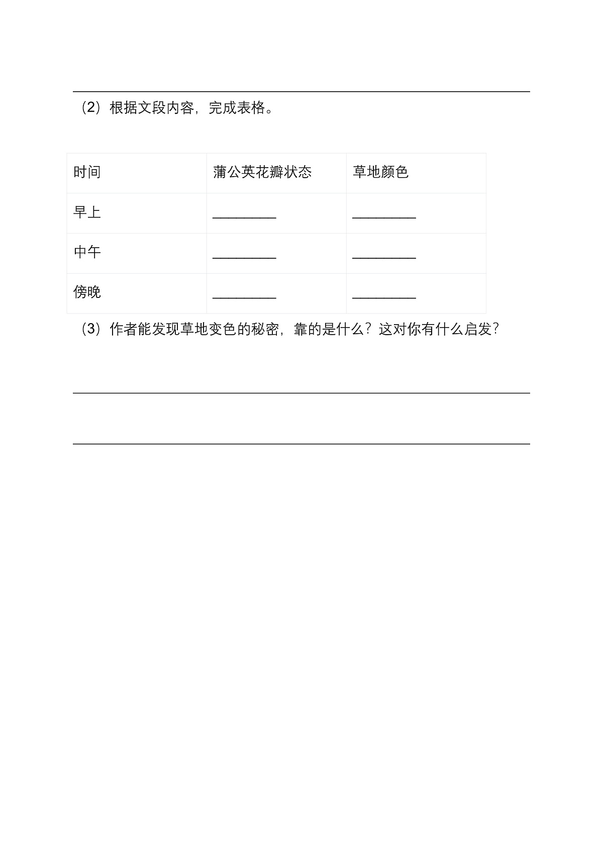 15、《金色的草地》同步练习第3页