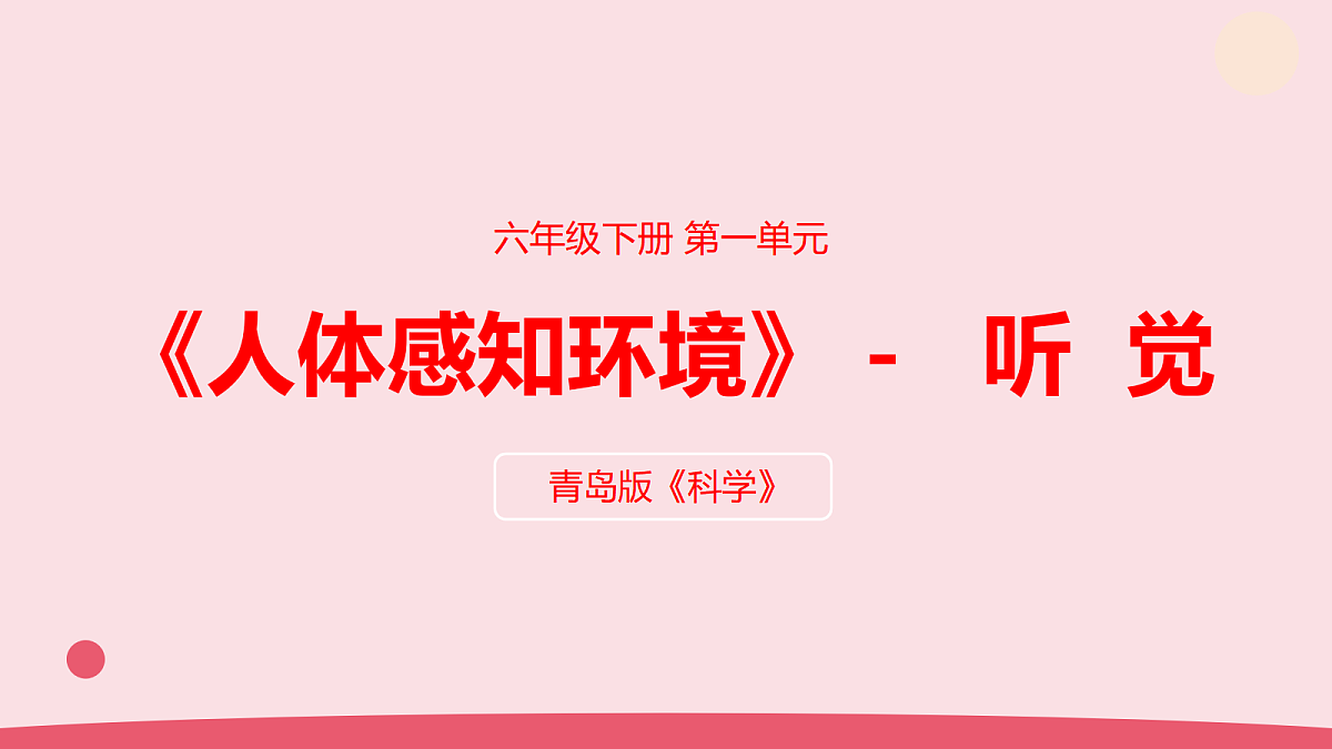 3.《听觉》教学课件第1页