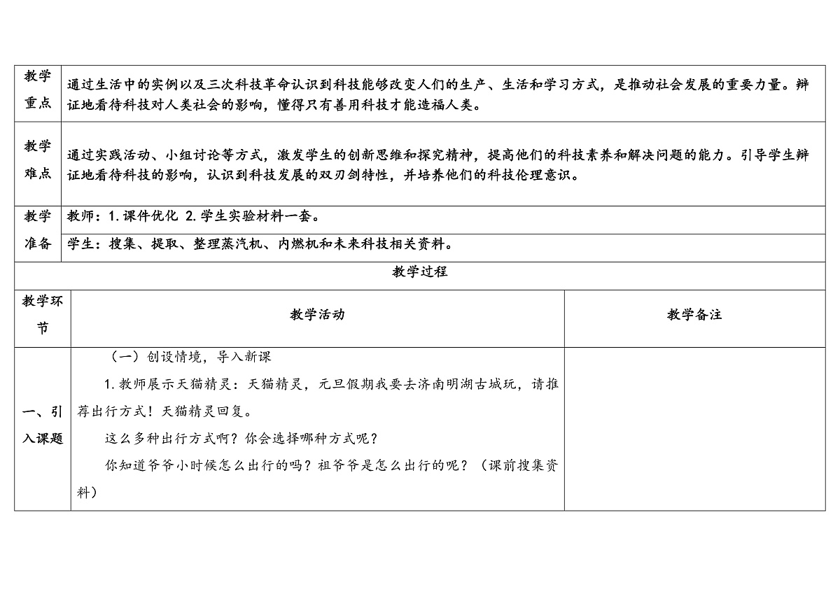 22.《科技改变世界》教学设计第2页