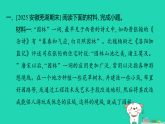 安徽省2025八年级语文上册专项突破七课件新人教版（含答案）