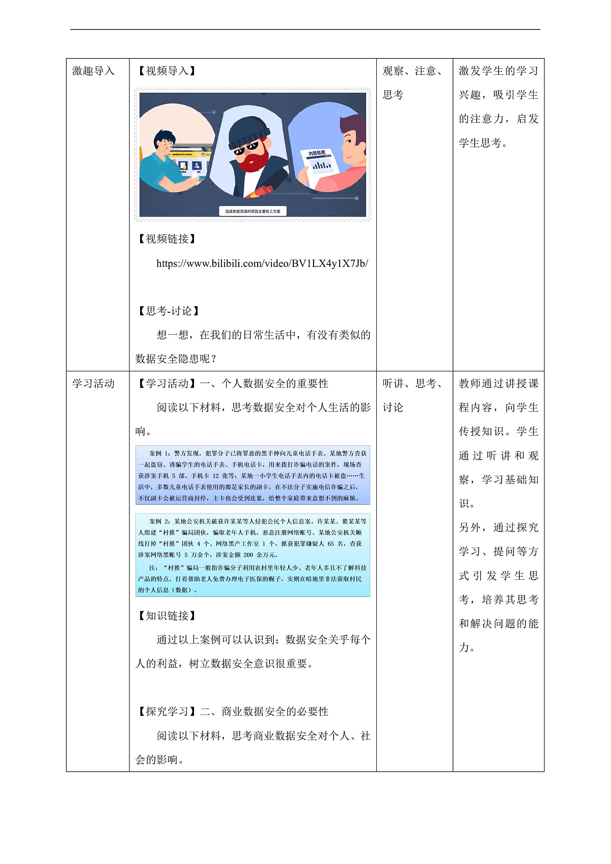 第19课 数据安全意识强 教案第2页