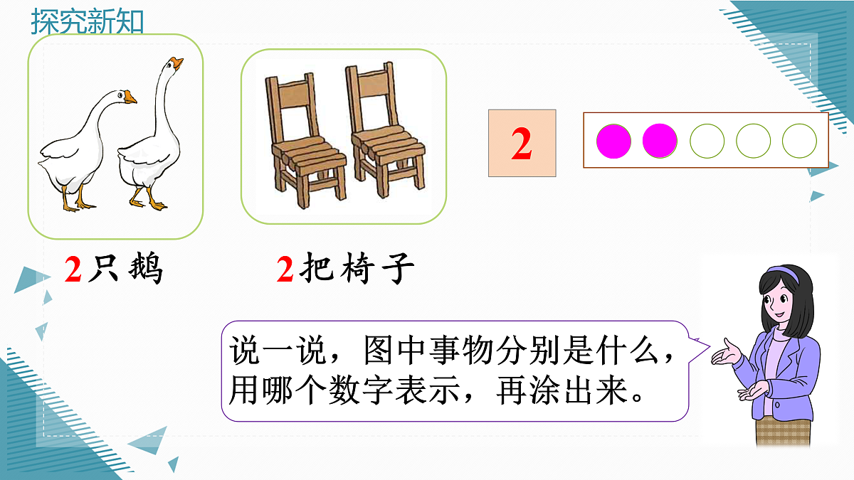 （新教材）人教版小学数学一年级上册1.1.1 1~5的认识课件第5页