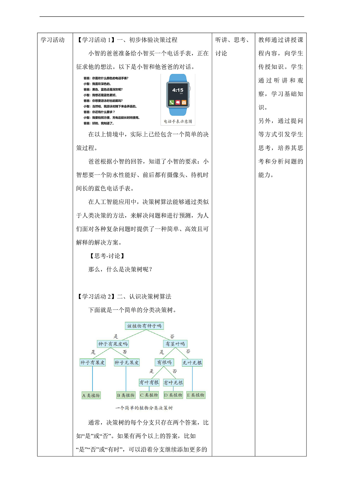 第28课 认识决策树算法 教案第3页