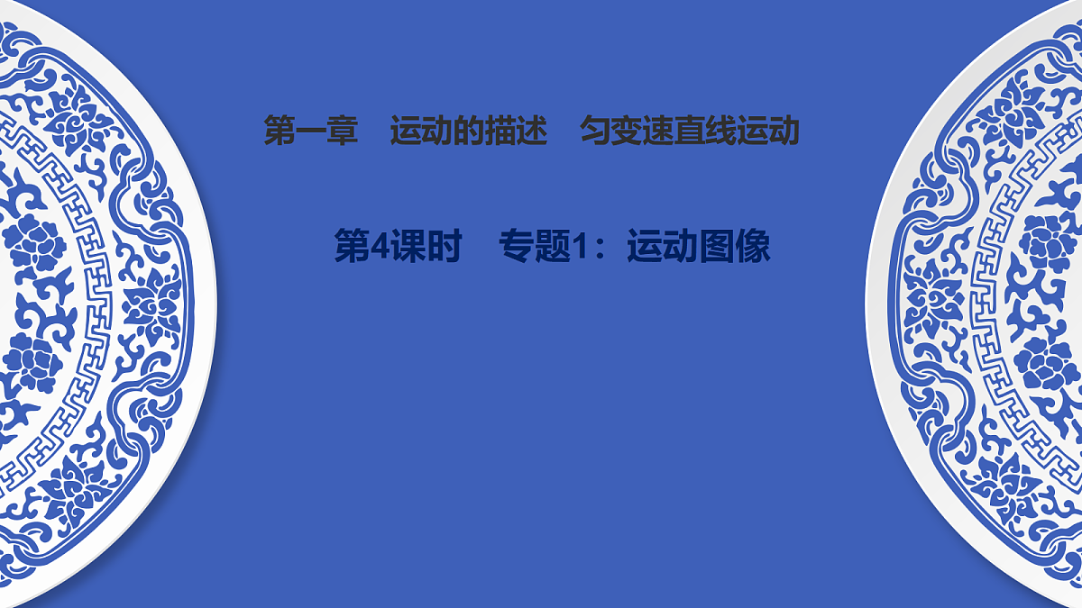 第4课时　专题1：运动图像第1页