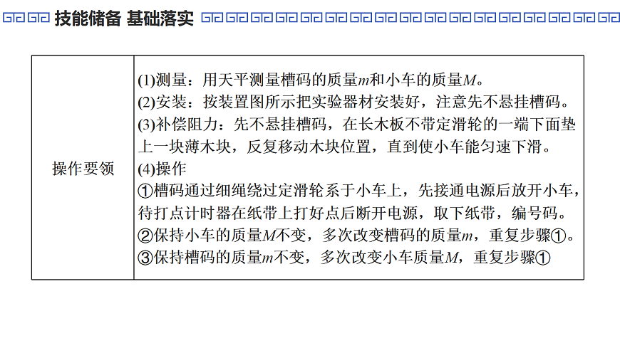 第19课时　实验4：探究加速度与物体受力、物体质量的关系第6页