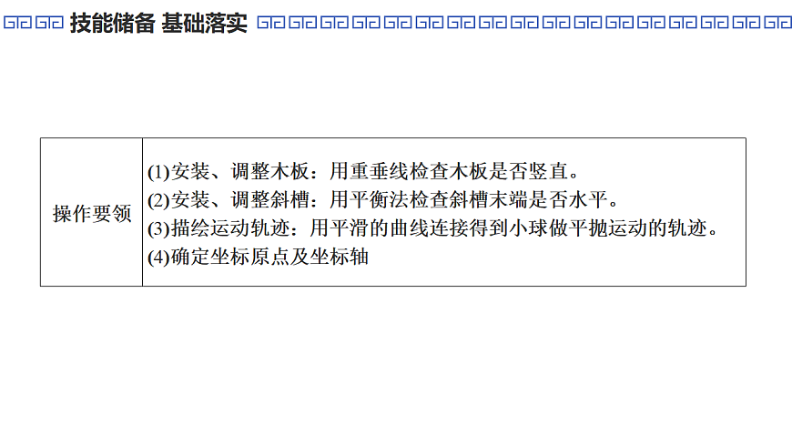 第23课时　实验5：探究平抛运动的特点第6页