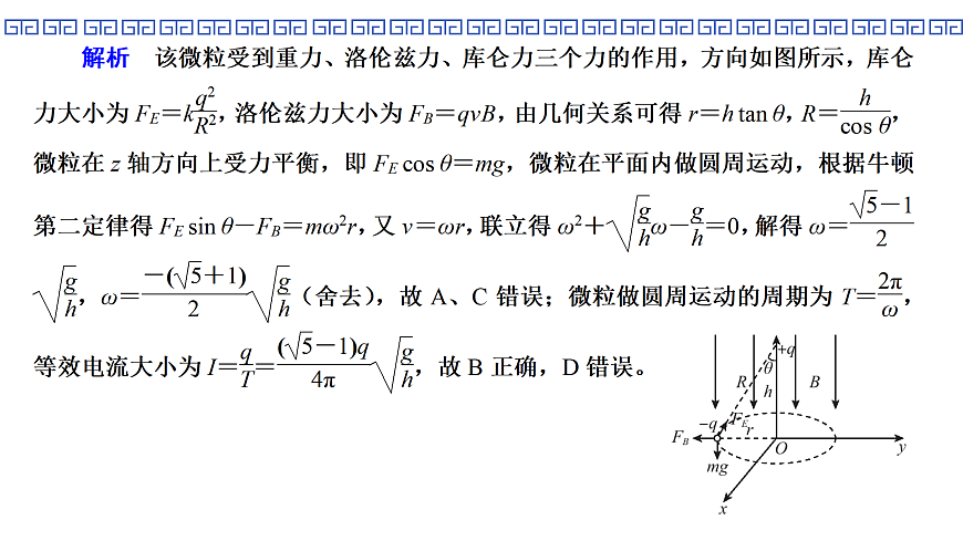 第63课时　专题22：带电粒子在叠加场中的运动第5页