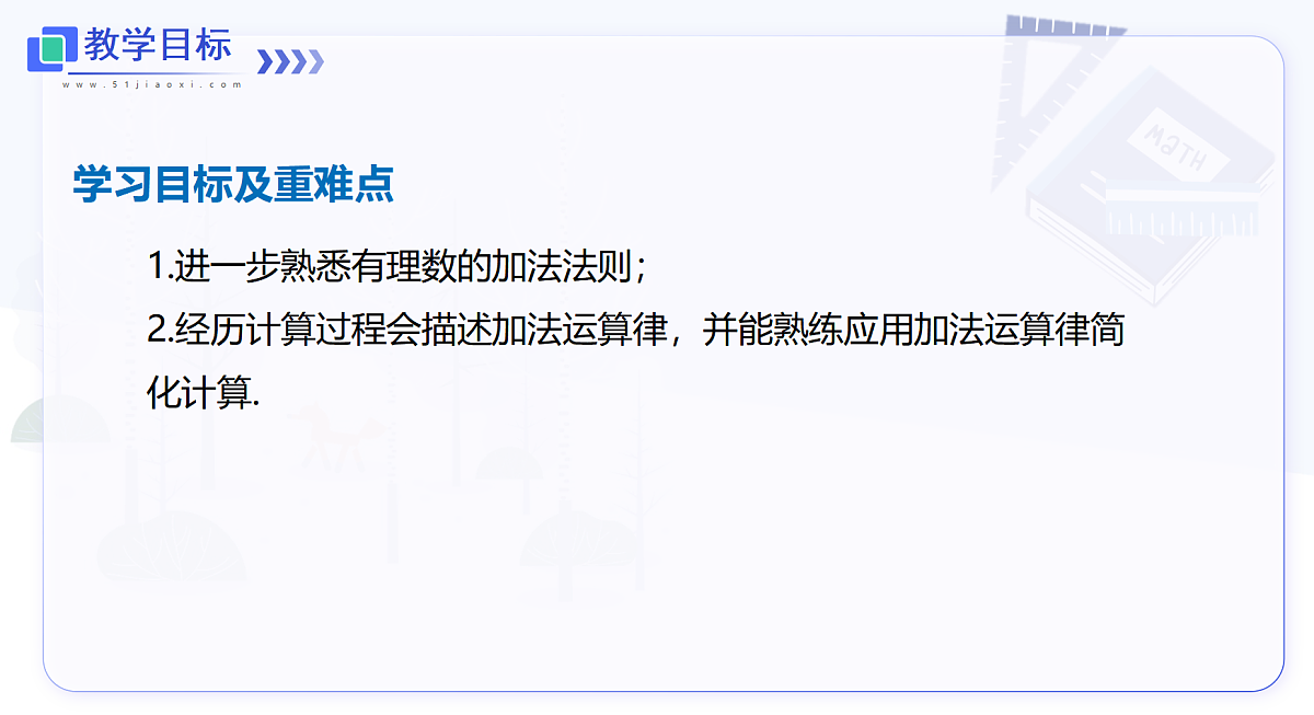 1.4.1 第2课时 有理数的加法运算律第2页