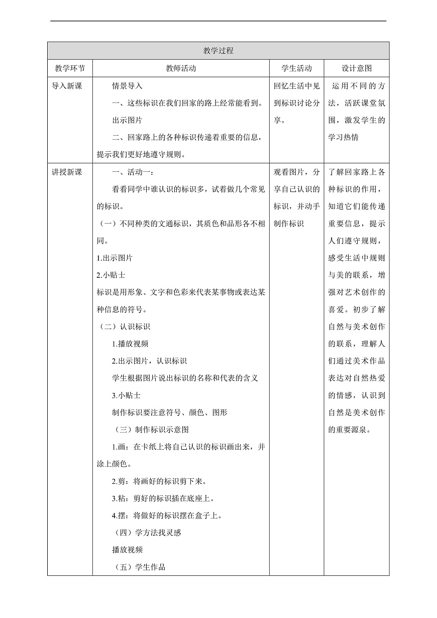 【人教版】美术 二年级上册 第二单元 4 回家路上 教学设计第2页