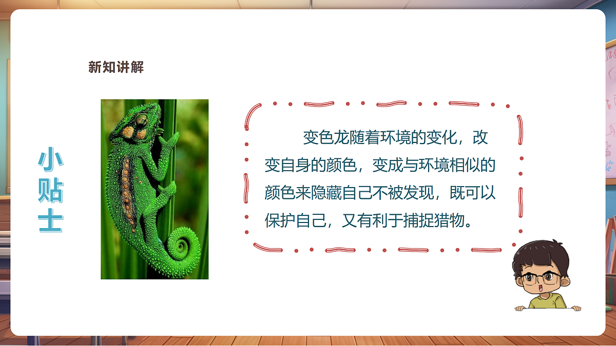 【湘版】美术一年级上册第四单元3小小变色龙课时课件第7页