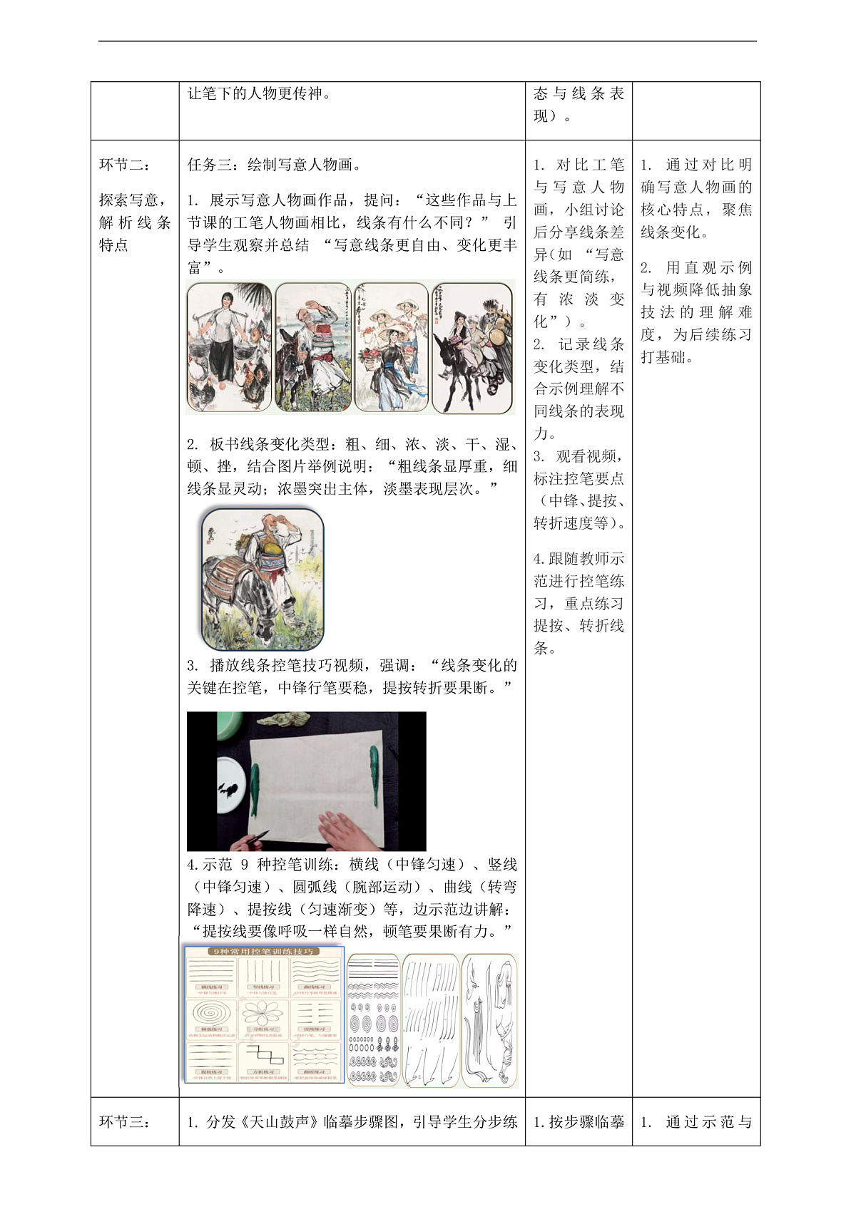 第二单元第3课《传神写照》核心素养教学设计（第3课第2课时）第2页