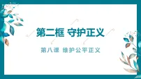 初中政治 (道德与法治)人教版(2024)八年级上册(2024)守护正义教案配套ppt课件