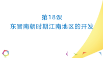 初中历史人教版(2024)七年级上册(2024)东晋南朝政治和江南地区开发背景图课件ppt