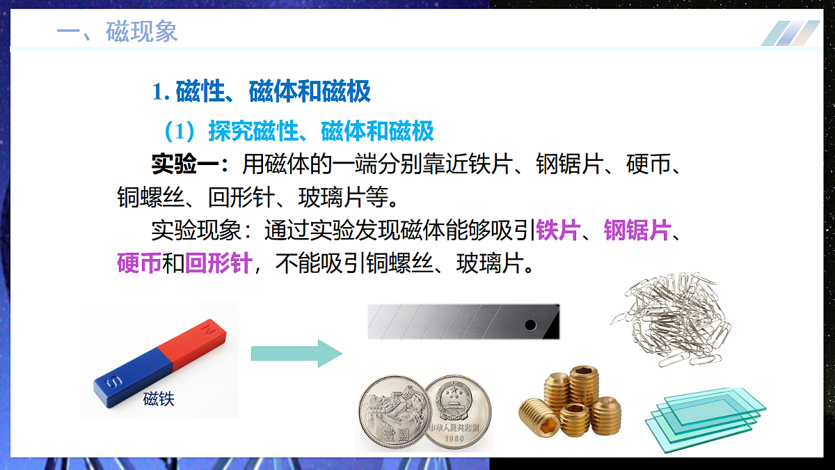 第一节  磁的奥秘（培优教学课件）物理沪科版2024九年级全一册第6页