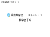 小学数学新青岛版三年级上册第三单元我学会了吗教学课件（2025秋新版）