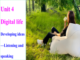 Unit 4 Digital life Listening and Speaking（课件）2025-2026学年外研版八年级英语上册