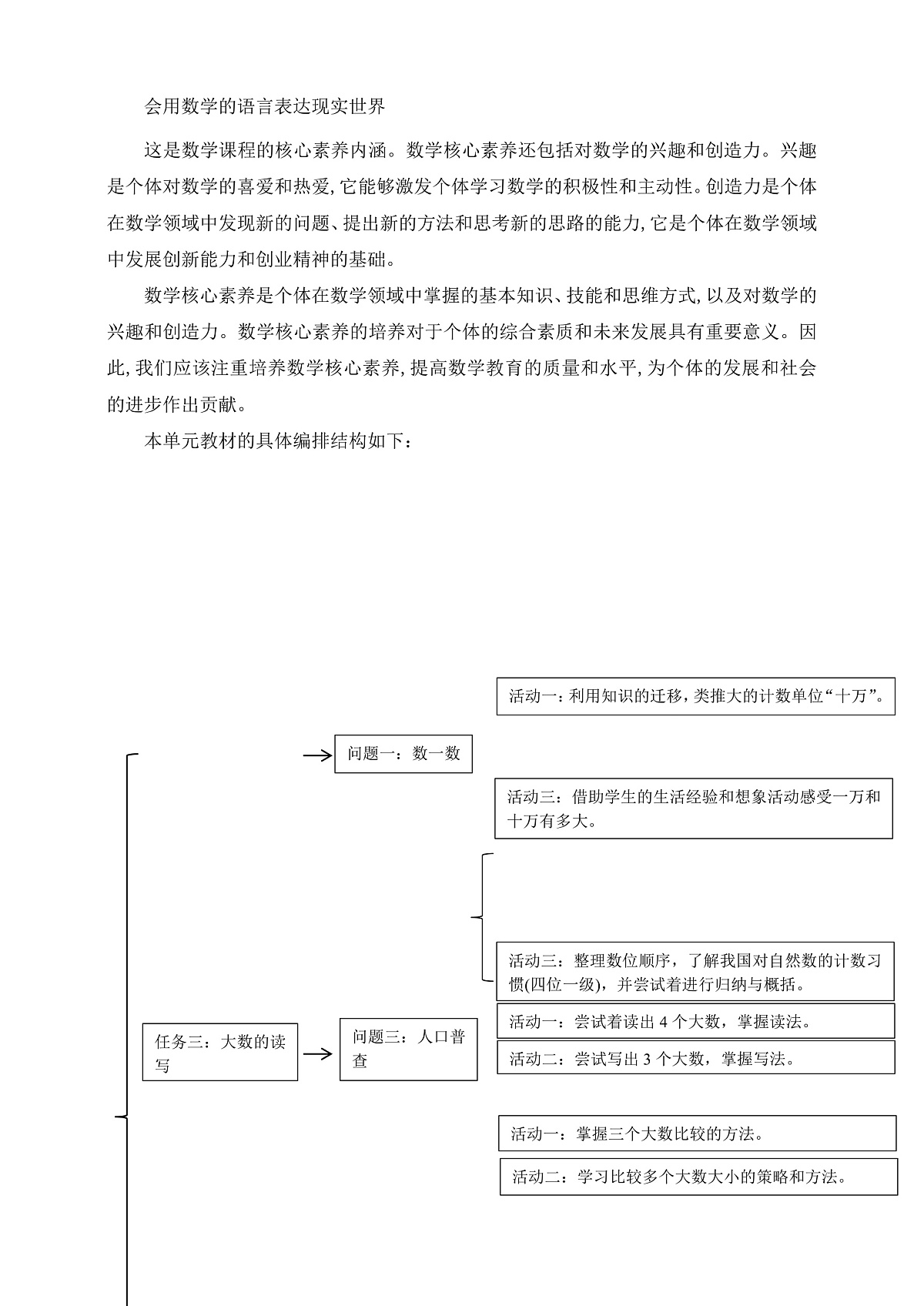 《认识更大的数》单元整体设计第3页