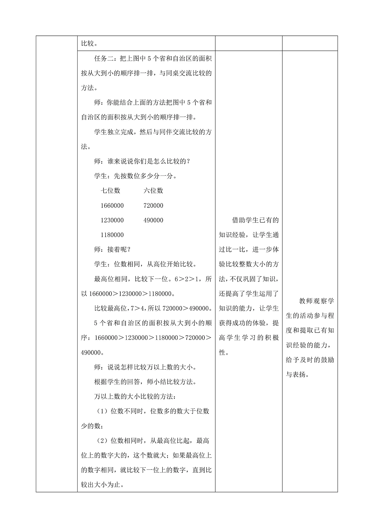 《国土面积》教学设计第3页