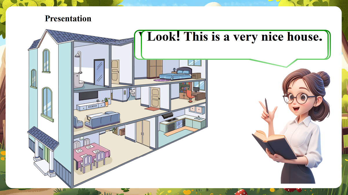 陕旅版四上Unit 2 Our House Lesson 2 Part A Let's learn 课件第5页