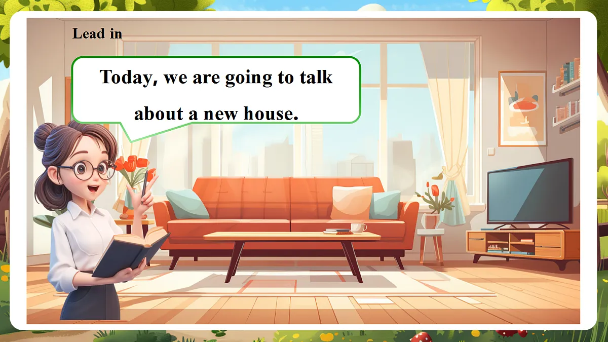 陕旅版四上英语Unit2 Our House Lesson 3 Part B Let's read 课件第5页