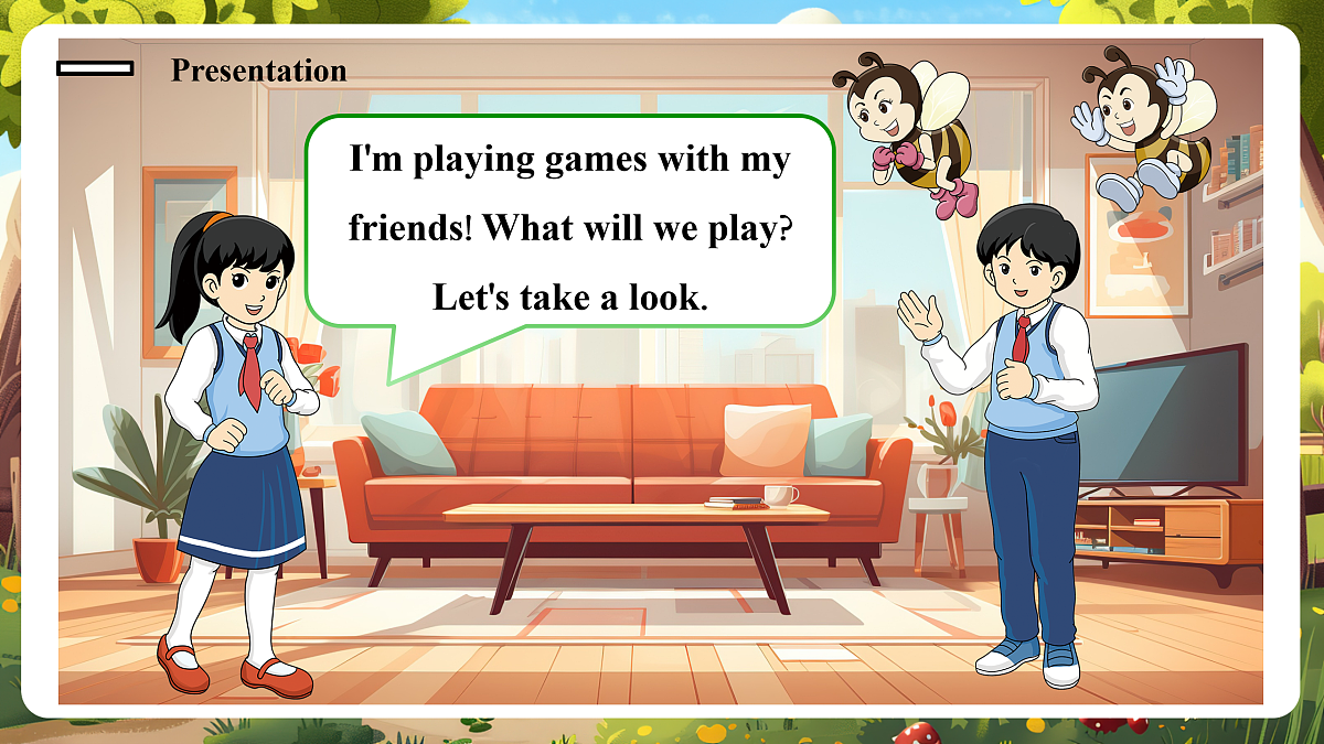 陕旅版四上英语Unit 2 Our House Lesson 4 Fun time 课件第7页