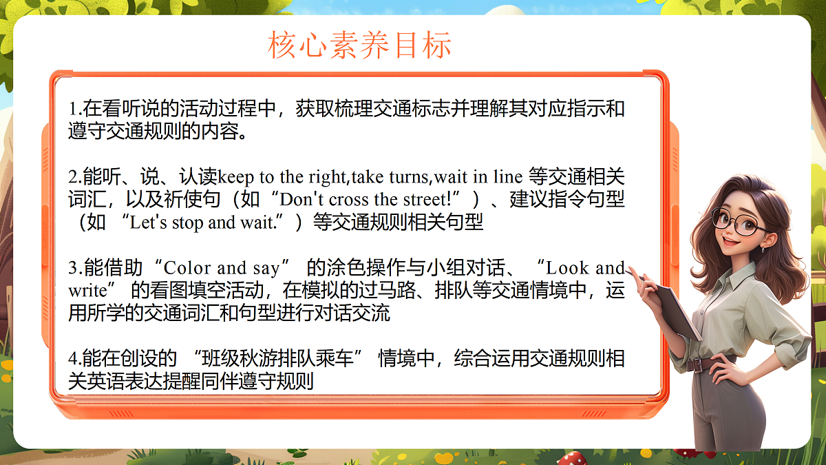 Unit 4 Follow the rules Lesson 2 Part A Let's learn 课件 (1)第2页