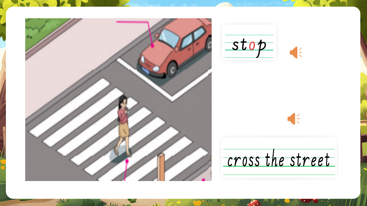 Unit 4 Follow the rules Lesson 2 Part A Let's learn 课件 (1)第7页