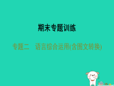 河南省2025七年级语文上册期末专题训练二语言综合运用含图文转换课件新人教版