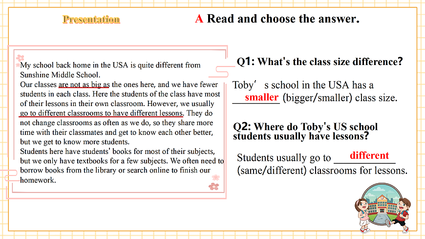 Unit 2 School life 第5课时Integration 教学课件第8页